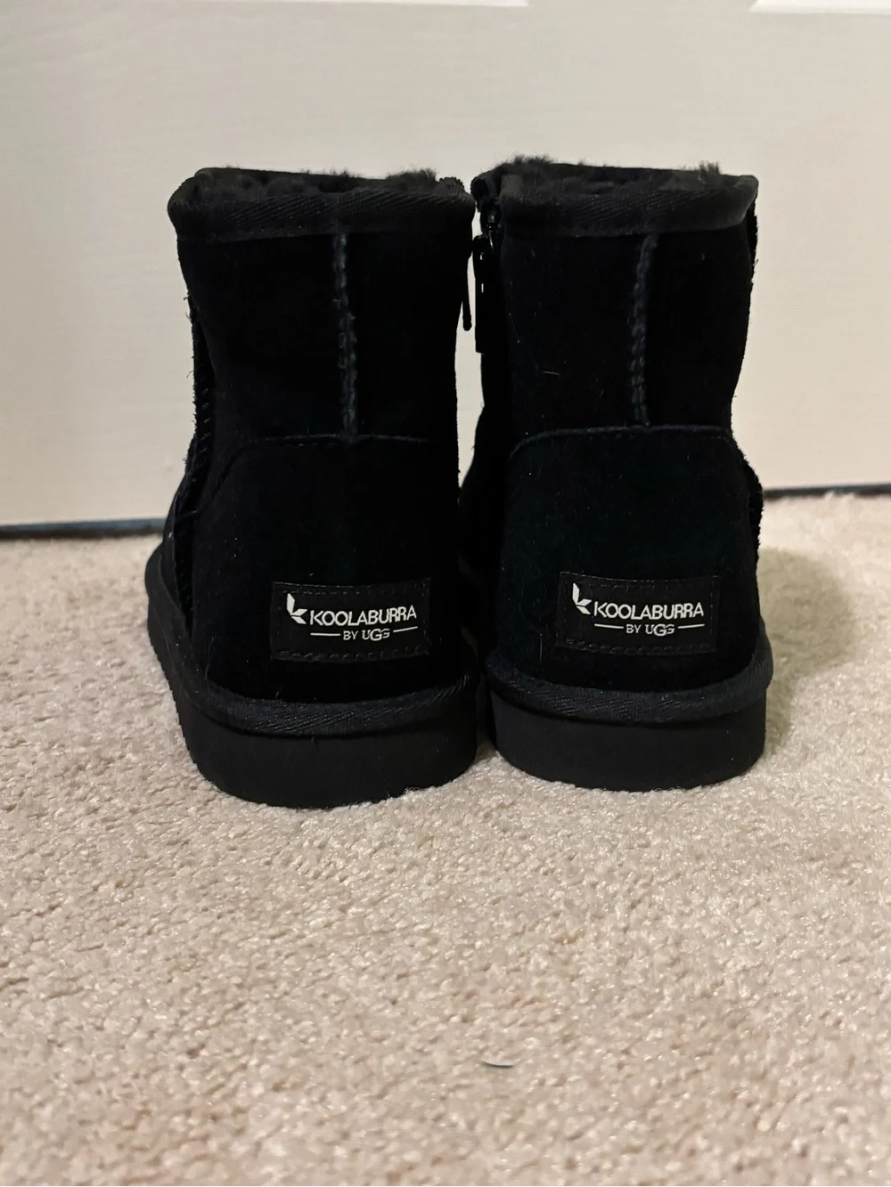 Koolaburra Black Koola Mini Ankle Boots